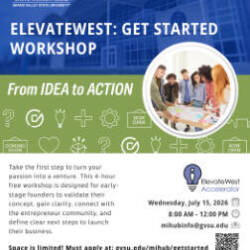 Event Flyer: ElevateWest Get Started Workshop - July 2026